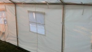 canvas tent window