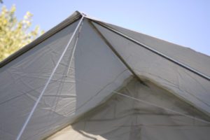 wall tent awning