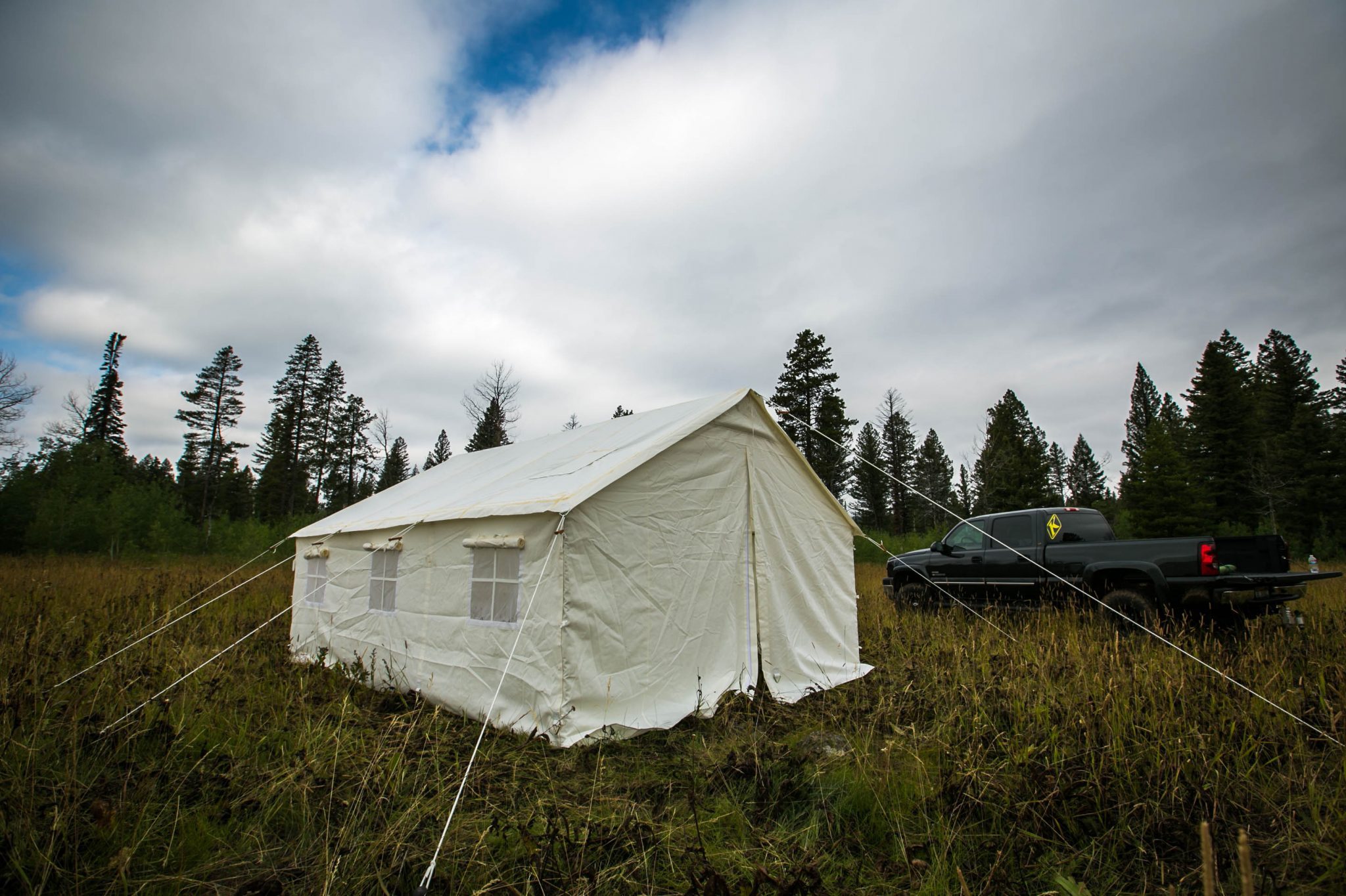canvas tents by Elk Mountain Tents