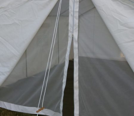 canvas tent screen door