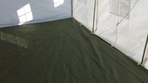 canvas tent floor
