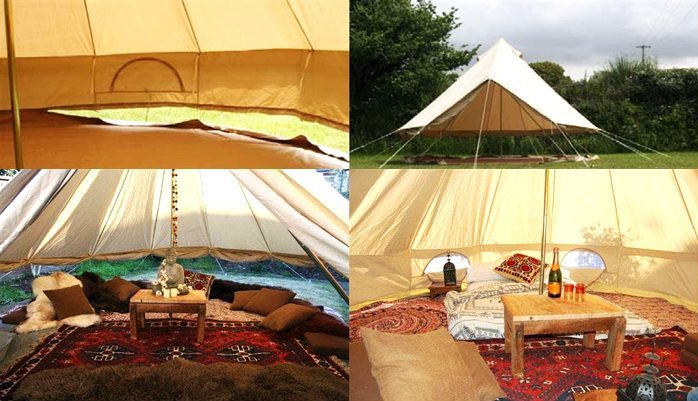 bell tent for glamping
